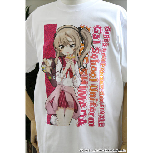 『ガールズ&パンツァー 最終章』描き下ろし グラフィックTシャツ【島田愛里寿】ギャル制服ver.