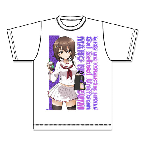 『ガールズ&パンツァー 最終章』描き下ろし グラフィックTシャツ【西住まほ】ギャル制服ver.