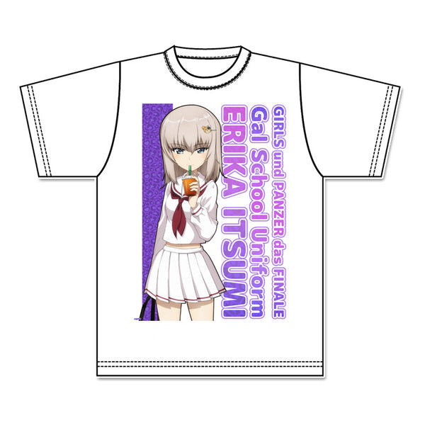 『ガールズ&パンツァー 最終章』描き下ろし グラフィックTシャツ【逸見エリカ】ギャル制服ver.