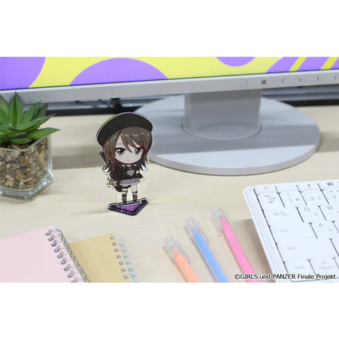 『ガールズ&パンツァー 最終章』ぷちちょこアクリルスタンド【ミカ】サブカルファッションver.