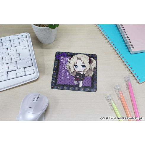 『ガールズ&パンツァー 最終章』ぷちちょこラバーマットコースター【ケイ】サブカルファッションver.