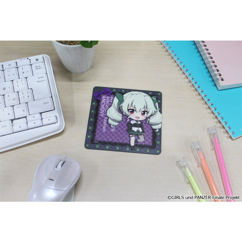 『ガールズ&パンツァー 最終章』ぷちちょこラバーマットコースター【アンチョビ】サブカルファッションver.