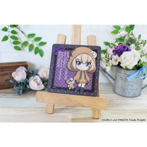 『ガールズ&パンツァー 最終章』ぷちちょこラバーマットコースター【カチューシャ】サブカルファッションver.