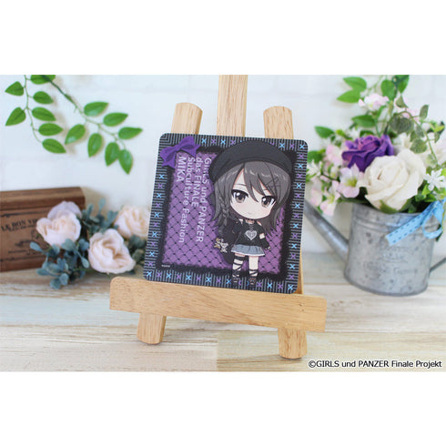 『ガールズ&パンツァー 最終章』ぷちちょこラバーマットコースター【ミカ】サブカルファッションver.