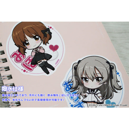 『ガールズ&パンツァー 最終章』ぷちちょこ耐候ステッカーセット【サブカルファッションver.】