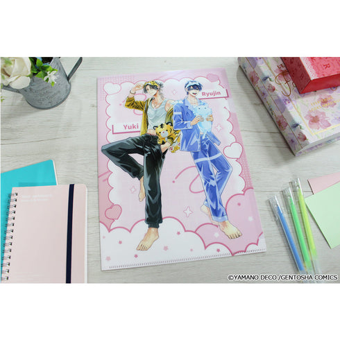 『しゅきしゅきMAXハート♡』山野でこ先生 描き下ろし クリアファイル【A】パジャマver.