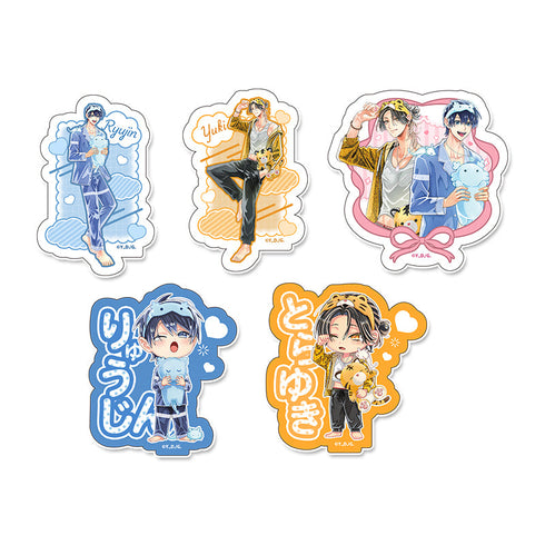 『しゅきしゅきMAXハート♡』山野でこ先生 描き下ろし ステッカーセット パジャマver.
