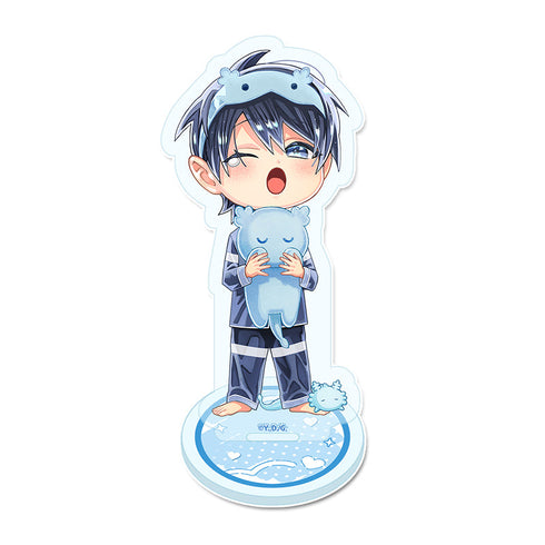 『しゅきしゅきMAXハート♡』山野でこ先生 描き下ろし ちびキャラアクリルスタンド【水走 龍仁】パジャマver.