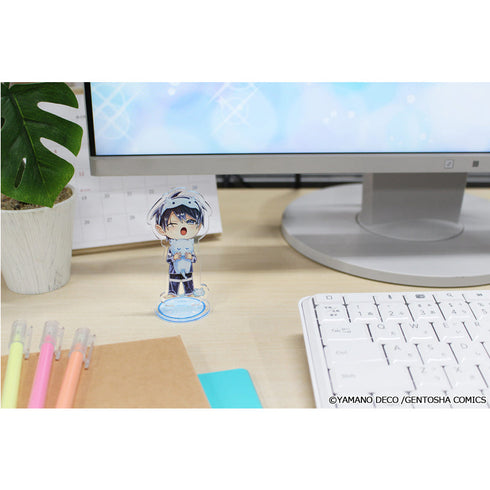 『しゅきしゅきMAXハート♡』山野でこ先生 描き下ろし ちびキャラアクリルスタンド【水走 龍仁】パジャマver.