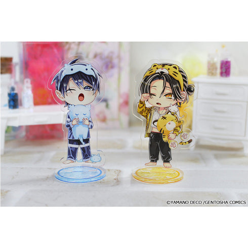 『しゅきしゅきMAXハート♡』山野でこ先生 描き下ろし ちびキャラアクリルスタンド【菖蒲 虎幸】パジャマver.