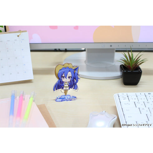 《戰姬絕唱 Symphogear XV》迷你巧克力壓克力立牌【風鳴 翼】牛仔女孩版