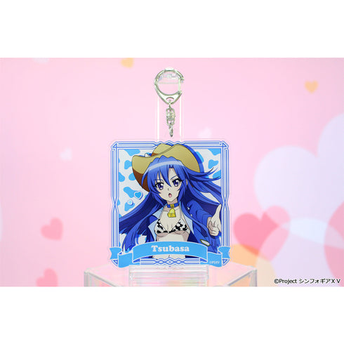 《戰姬絕唱 Symphogear XV》全新繪製 壓克力鑰匙圈【風鳴 翼】牛仔女孩版