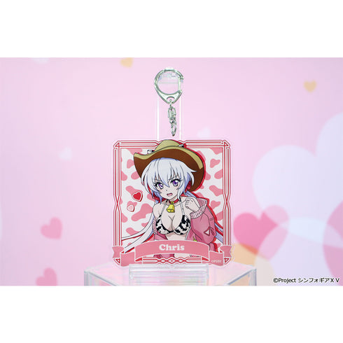 《战姬绝唱 Symphogear XV》全新绘制 亚克力钥匙扣【雪音克里斯】牛仔女郎版