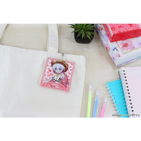 《战姬绝唱 Symphogear XV》全新绘制 亚克力钥匙扣【雪音克里斯】牛仔女郎版