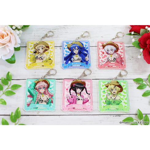 《战姬绝唱 Symphogear XV》全新绘制 亚克力钥匙扣【雪音克里斯】牛仔女郎版