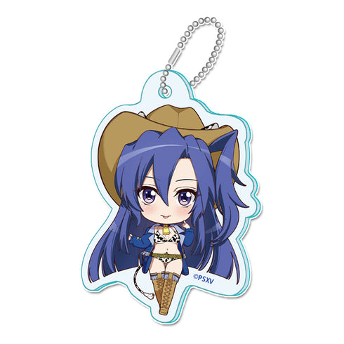 《戰姬絕唱 Symphogear XV》迷你巧克力造型壓克力鑰匙圈【風鳴 翼】牛仔女孩版