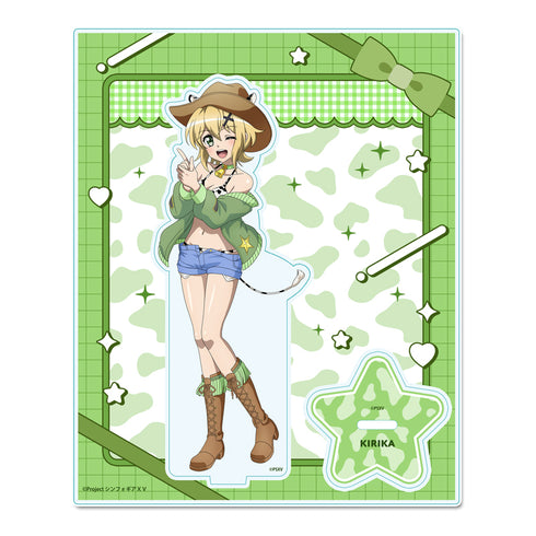 『戦姫絶唱シンフォギアXV』描き下ろし アクリルスタンド【暁 切歌】カウガールver.