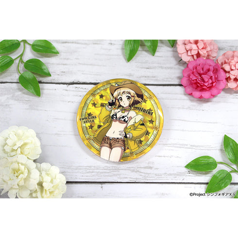 『戦姫絶唱シンフォギアXV』描き下ろし キラキラBIG缶バッジ 立花響 カウガールVer.