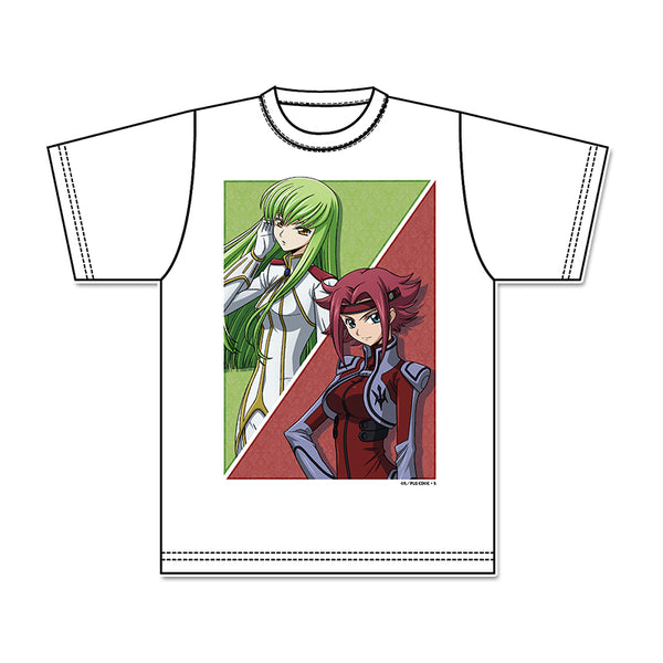 『コードギアス 反逆のルルーシュ』グラフィックTシャツ【C.C.&カレン】