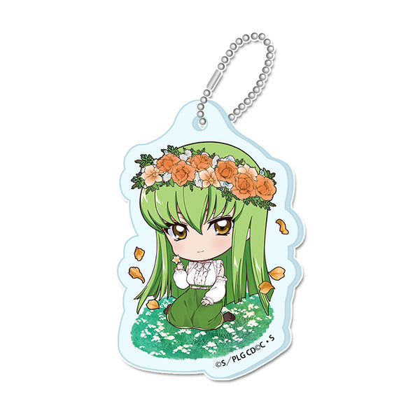 『コードギアス 反逆のルルーシュ』ぷちちょこミニアクリルキーホルダー【C.C.(B)】Flower Collection