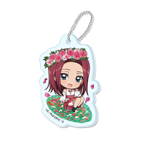 『コードギアス 反逆のルルーシュ』ぷちちょこミニアクリルキーホルダー【カレン(B)】Flower Collection