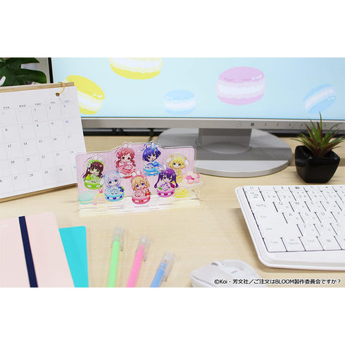 『ご注文はうさぎですか? BLOOM』ぷちちょこアクリルジオラマ マカロンver.