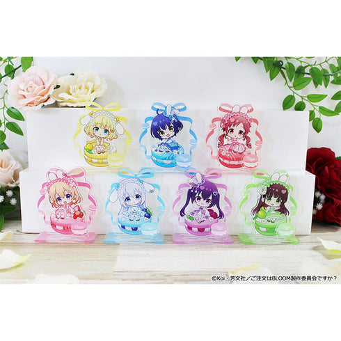 『ご注文はうさぎですか? BLOOM』ぷちちょこミニアクリルジオラマ 【ココア】 マカロンver.