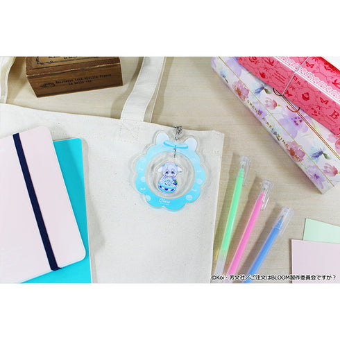 『ご注文はうさぎですか? BLOOM』ぷちちょこゆらゆらアクリルキーホルダー 【チノ】 マカロンver.