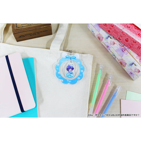 『ご注文はうさぎですか? BLOOM』ぷちちょこゆらゆらアクリルキーホルダー 【マヤ】 マカロンver.