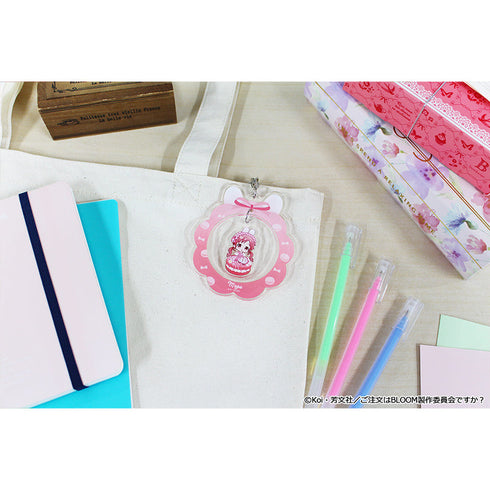 『ご注文はうさぎですか? BLOOM』ぷちちょこゆらゆらアクリルキーホルダー 【メグ】 マカロンver.