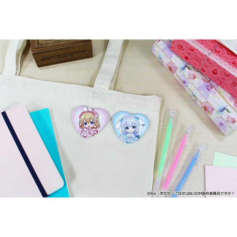 『ご注文はうさぎですか? BLOOM』ぷちちょこトレーディングハート缶バッジ マカロンver.【BOX】