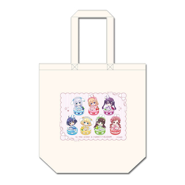 『ご注文はうさぎですか? BLOOM』ぷちちょこキャンバストートバッグ マカロンver.