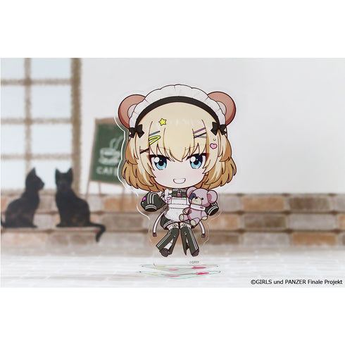 《少女與戰車 最終章》迷你巧克力壓克力立牌 卡秋莎 運動服女僕版
