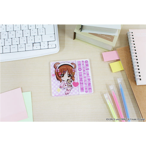 『ガールズ&パンツァー 最終章』ぷちちょこアクリルコースター【西住みほ】ジャージメイドver.