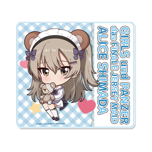 『ガールズ&パンツァー 最終章』ぷちちょこアクリルコースター【島田愛里寿】ジャージメイドver.
