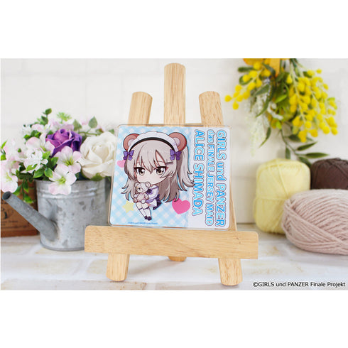 『ガールズ&パンツァー 最終章』ぷちちょこアクリルコースター【島田愛里寿】ジャージメイドver.