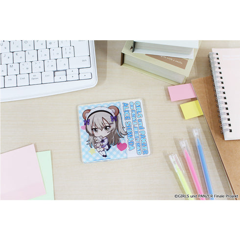 『ガールズ&パンツァー 最終章』ぷちちょこアクリルコースター【島田愛里寿】ジャージメイドver.