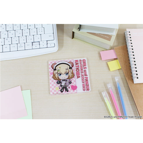 『ガールズ&パンツァー 最終章』ぷちちょこアクリルコースター【カチューシャ】ジャージメイドver.