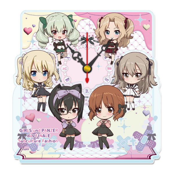 《少女与战车 最终章》迷你巧克力亚克力摆钟 亚文化时尚版 A