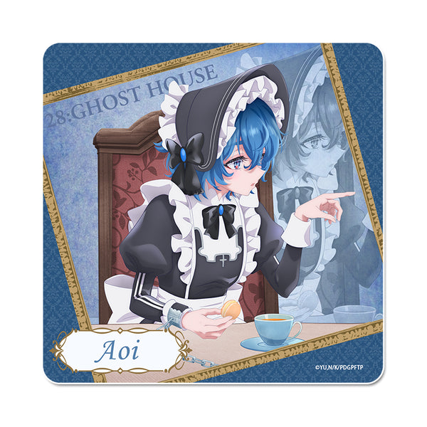 《靠死亡游戏吃饭。》橡胶垫杯垫 青井