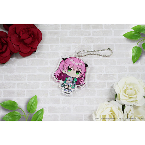 『ヘブンバーンズレッド』ぷちちょこミニアクリルキーホルダー【逢川めぐみ】サイバーパンクver.
