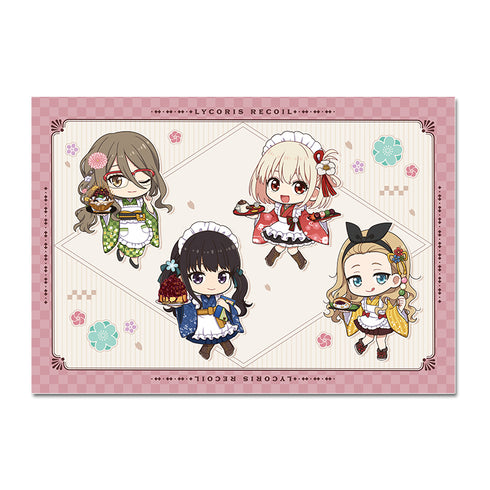 "Licorice Recoil" Petit Choco Blanket: Japanese Maid Version