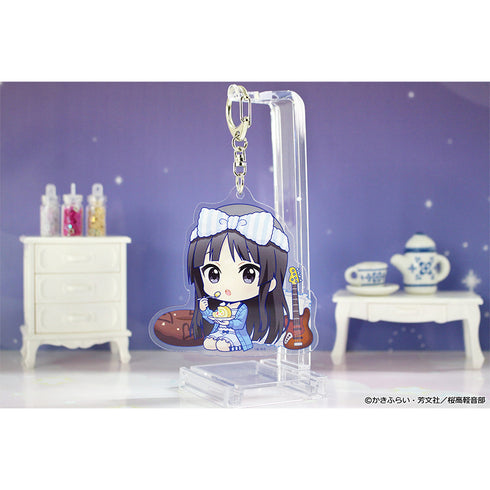 《輕音!》迷你巧克力壓克力鑰匙圈【秋山澪】睡衣版