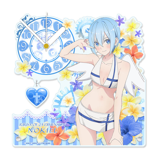 『2.5次元の誘惑』描き下ろし アクリル置時計【ノキエル】水着ver.