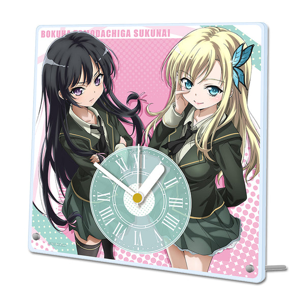 "I Don't Have Many Friends" Acrylic Desk Clock