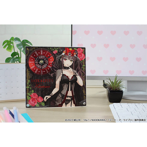 『デート・ア・ライブV』描き下ろし アクリル置時計【時崎狂三】ネグリジェ