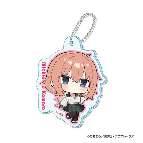 《學生會也有漏洞!》迷你巧克力迷你壓克力鑰匙圈【陸奧 小麻呂】