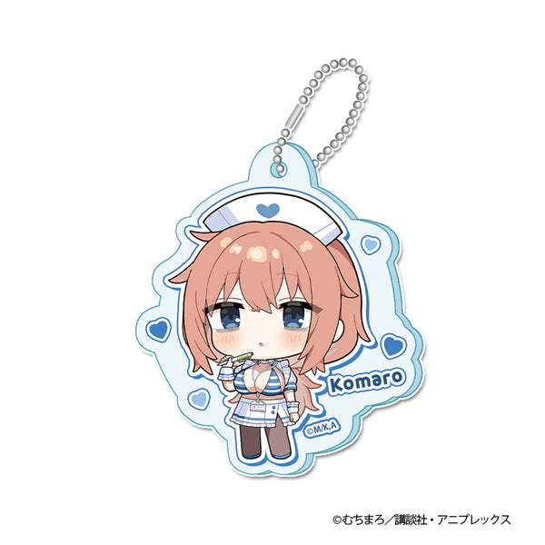 『生徒会にも穴はある!』ぷちちょこミニアクリルキーホルダー【陸奥 こまろ】ナースver.