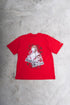 『STEINS;GATE』牧瀬紅莉栖 水墨画風 赤地カラーTシャツ Mサイズ