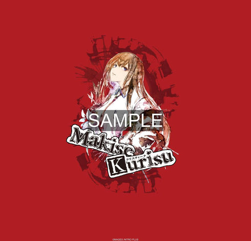 『STEINS;GATE』牧瀬紅莉栖 水墨画風 赤地カラーTシャツ Lサイズ
